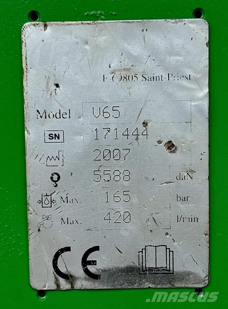 Montabert V 65 Martelos Hidráulicos