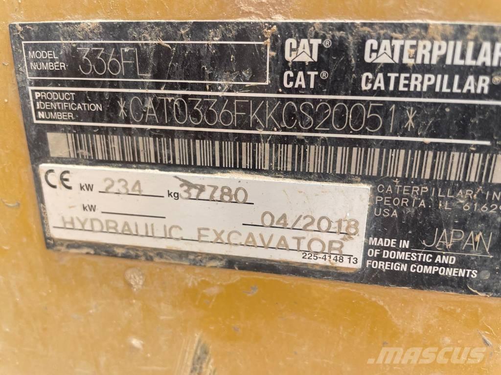 CAT 336FL Escavadoras de rastos