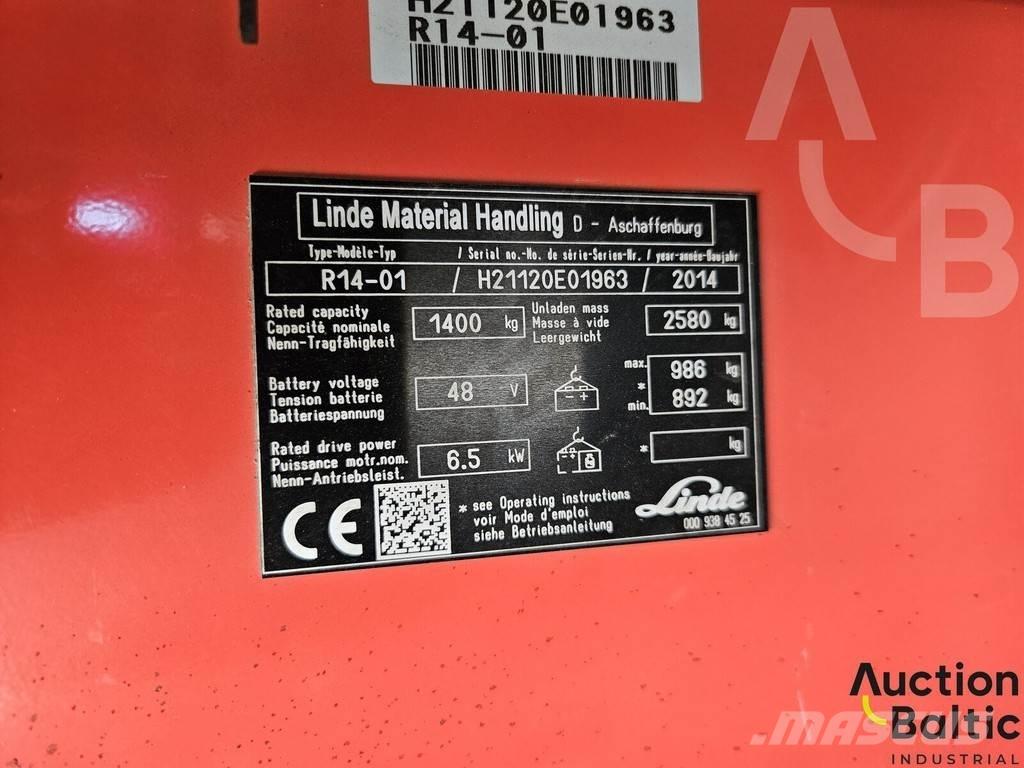 Linde R14-01 Preparadoras de encomendas de média elevação