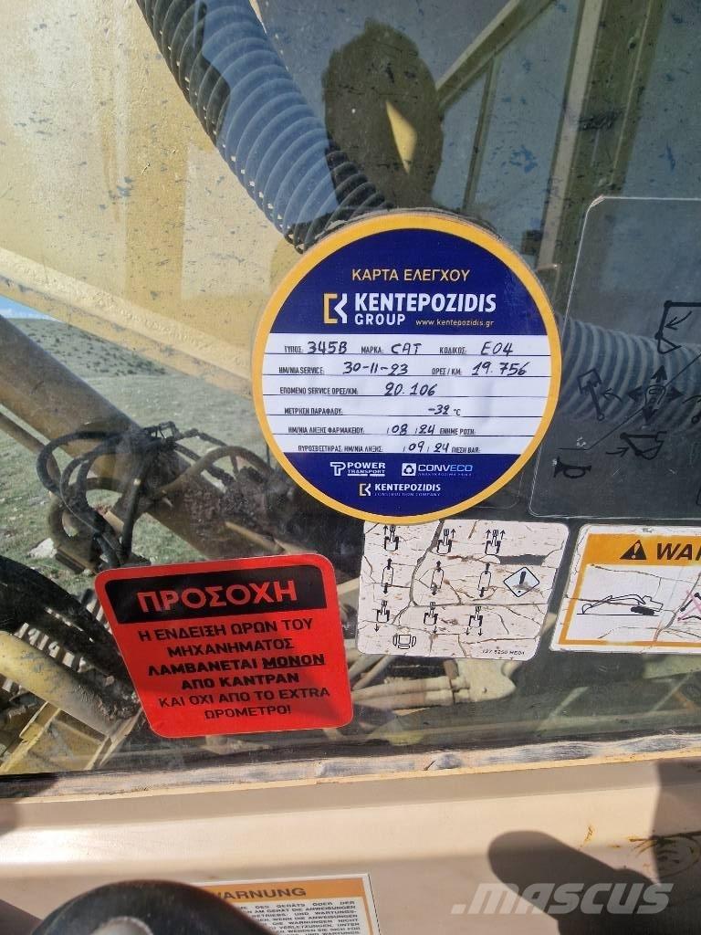 CAT 345 B L Escavadoras de rastos