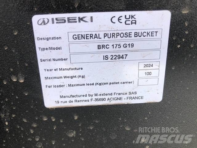 Iseki MX 1.75 BUCKET Espaços verdes - Outros
