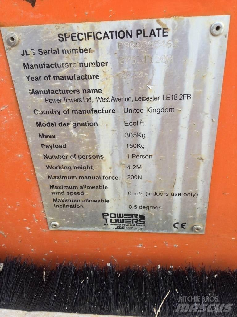 JLG Ecolift 50 Plataformas de Mastro Vertical