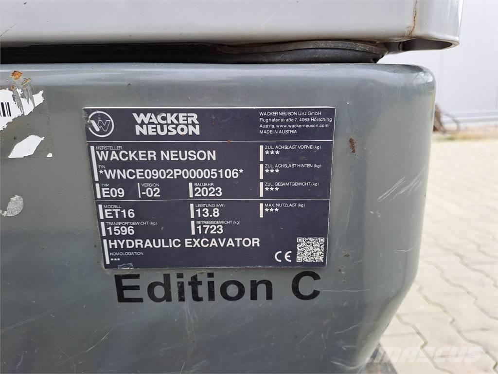 Wacker Neuson ET16 Escavadoras de rastos