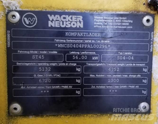 Wacker Neuson ST45 Pás Carregadoras de rastos