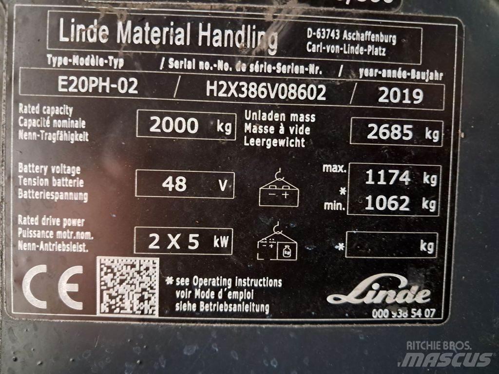 Linde E20PH-02 Empilhadores eléctricos
