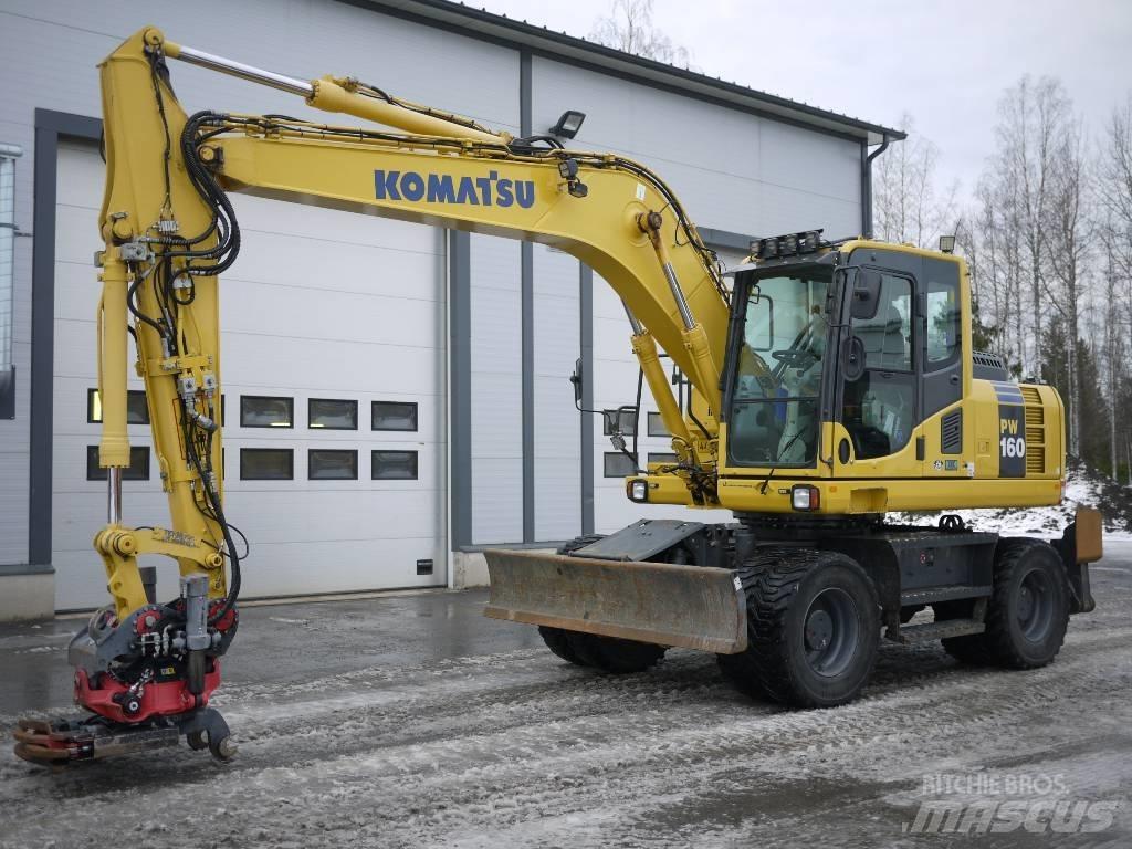 Komatsu PW 160-8 Escavadoras de rodas
