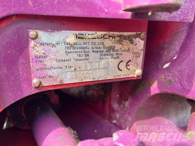 Takeuchi TB 210 Mini Escavadoras <7t