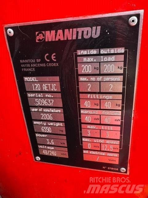 Manitou 120 AET JC Elevadores braços articulados