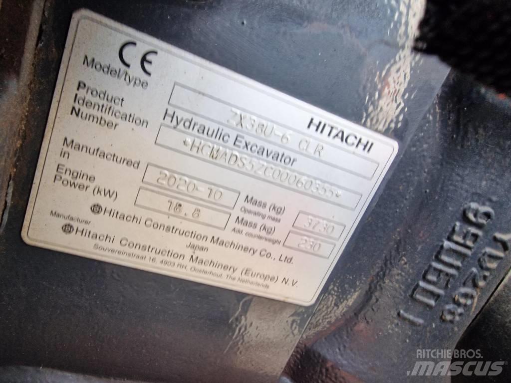 Hitachi ZX38U-6 Mini Escavadoras <7t