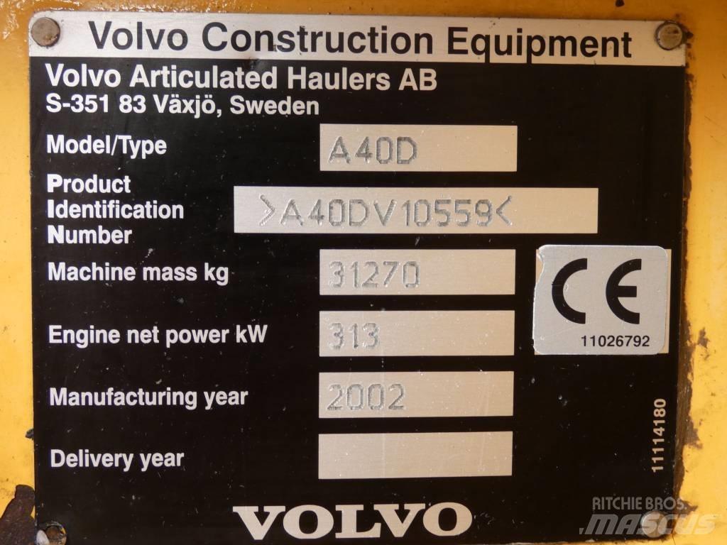 Volvo A 40 D Camiões articulados