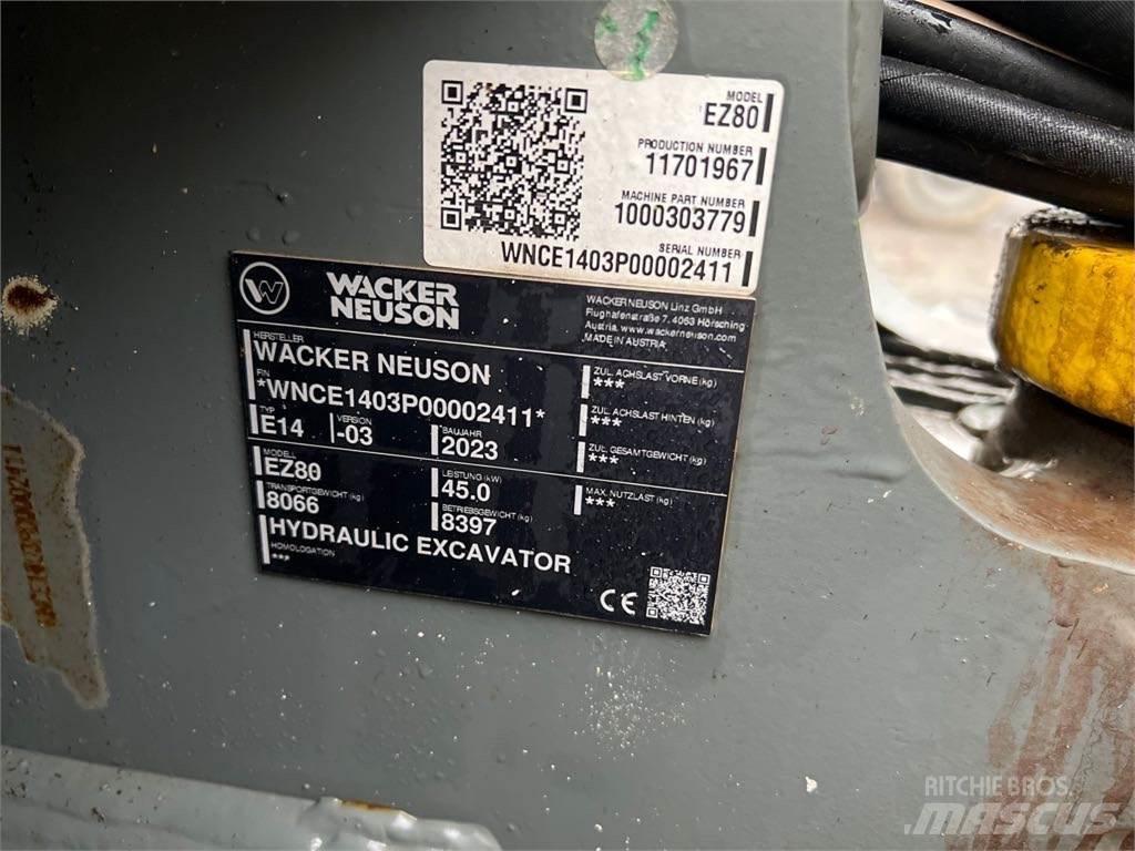 Wacker Neuson EZ80 Escavadoras de rastos