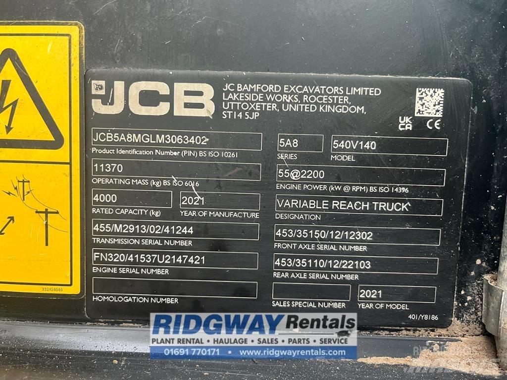 JCB 540-140 Manipuladores telescópicos