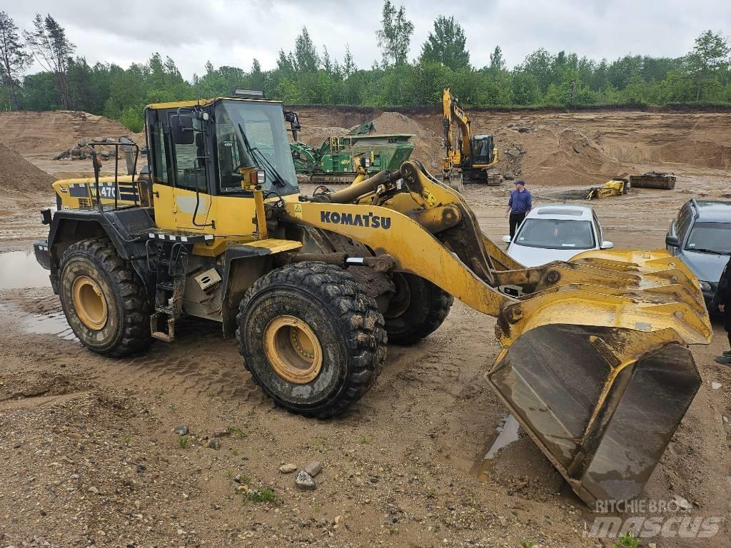 Komatsu WA 470 Pás carregadoras de rodas