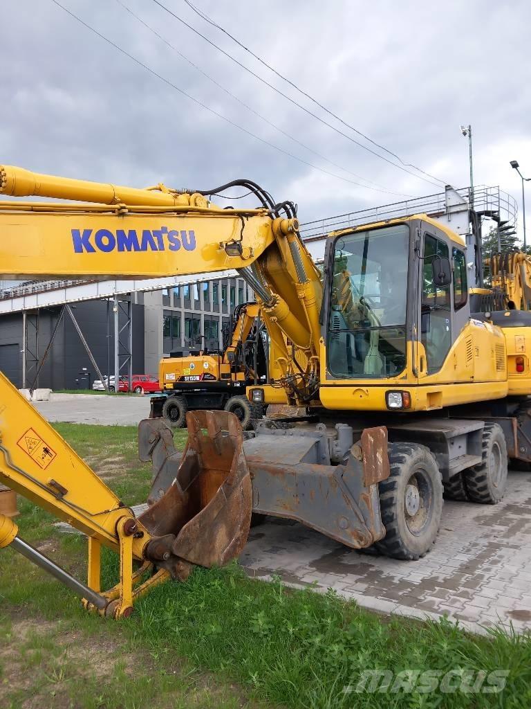 Komatsu PW 180-7EO Escavadoras de rodas