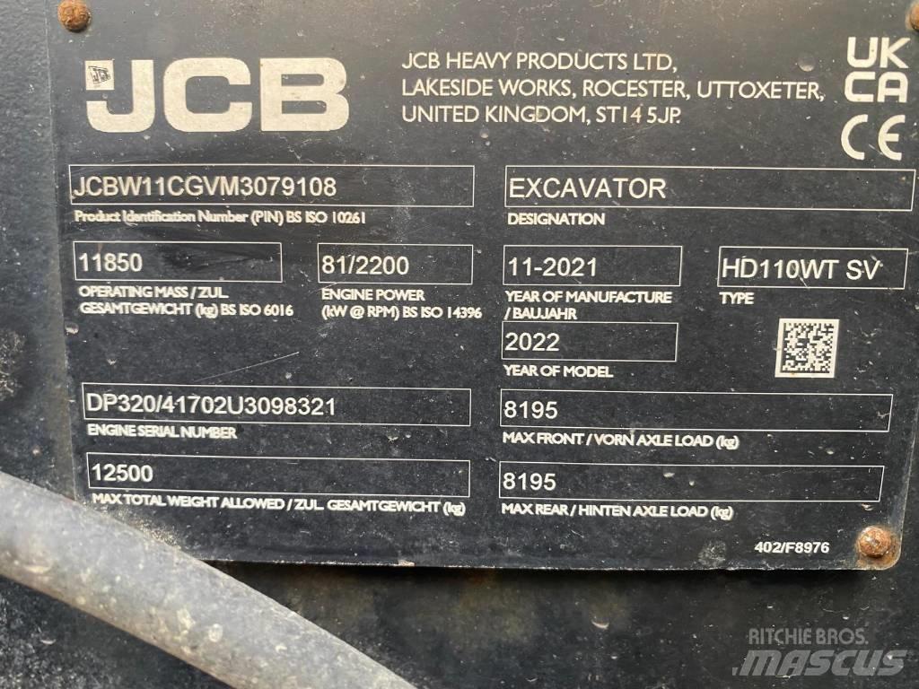 JCB 110 W Escavadoras de rodas