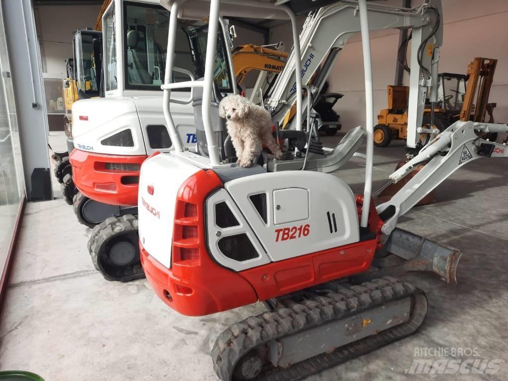 Takeuchi TB216 Mini Escavadoras <7t