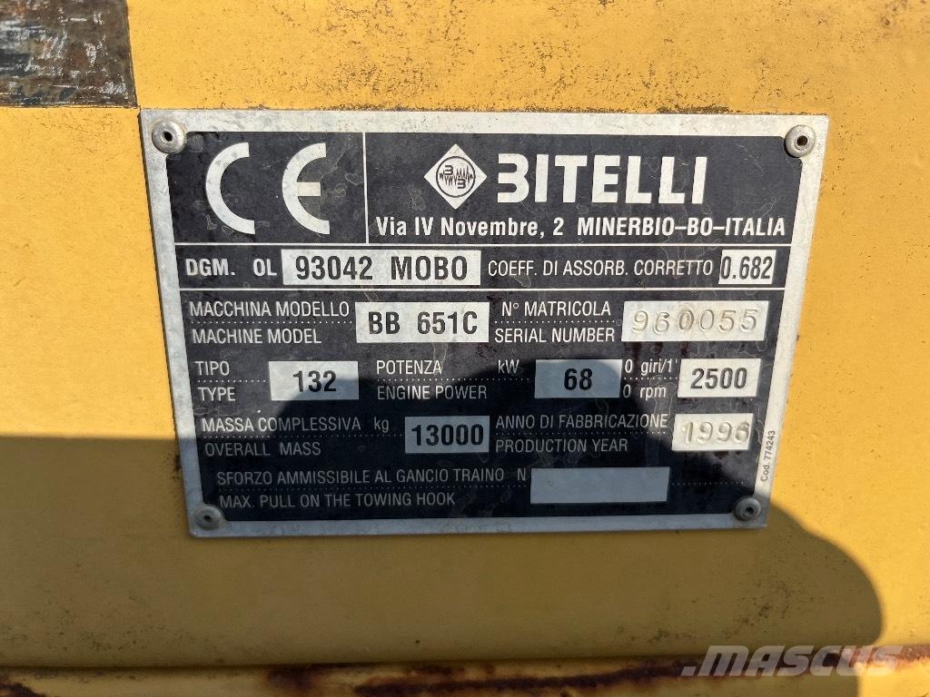 Bitelli BB 651 C Pavimentadoras de asfalto
