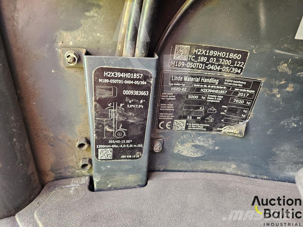 Linde H50D-02 Empilhadores Diesel