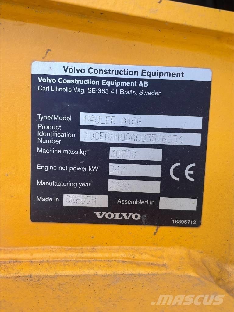 Volvo A40G Camiões articulados