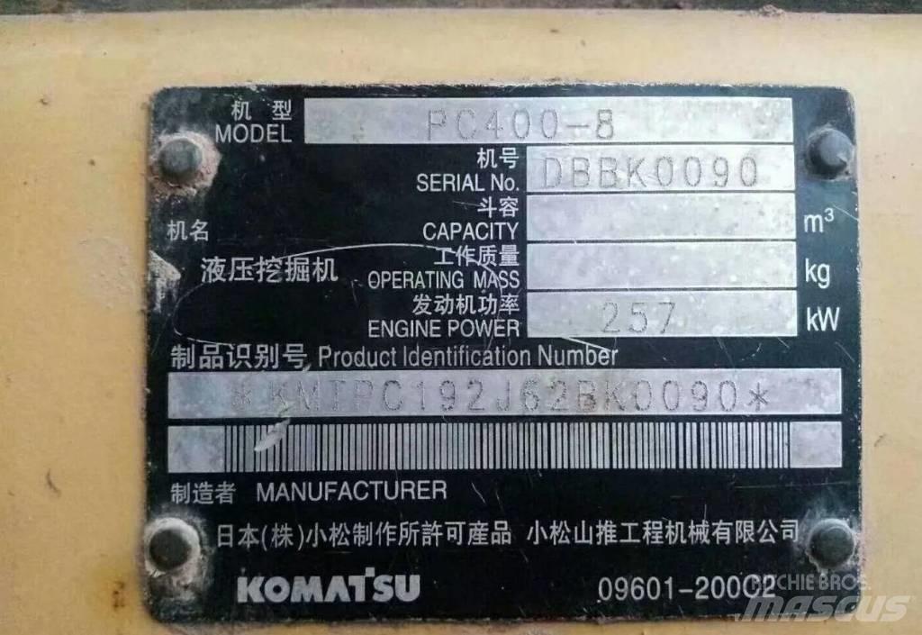 Komatsu PC400-8 Escavadoras de rastos