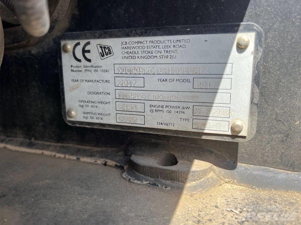 JCB 57C-1 Escavadoras de rastos