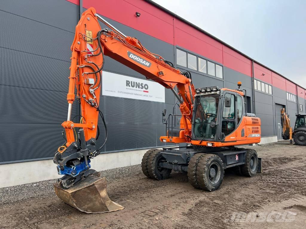 Doosan DX 160 W-3 Escavadoras de rodas