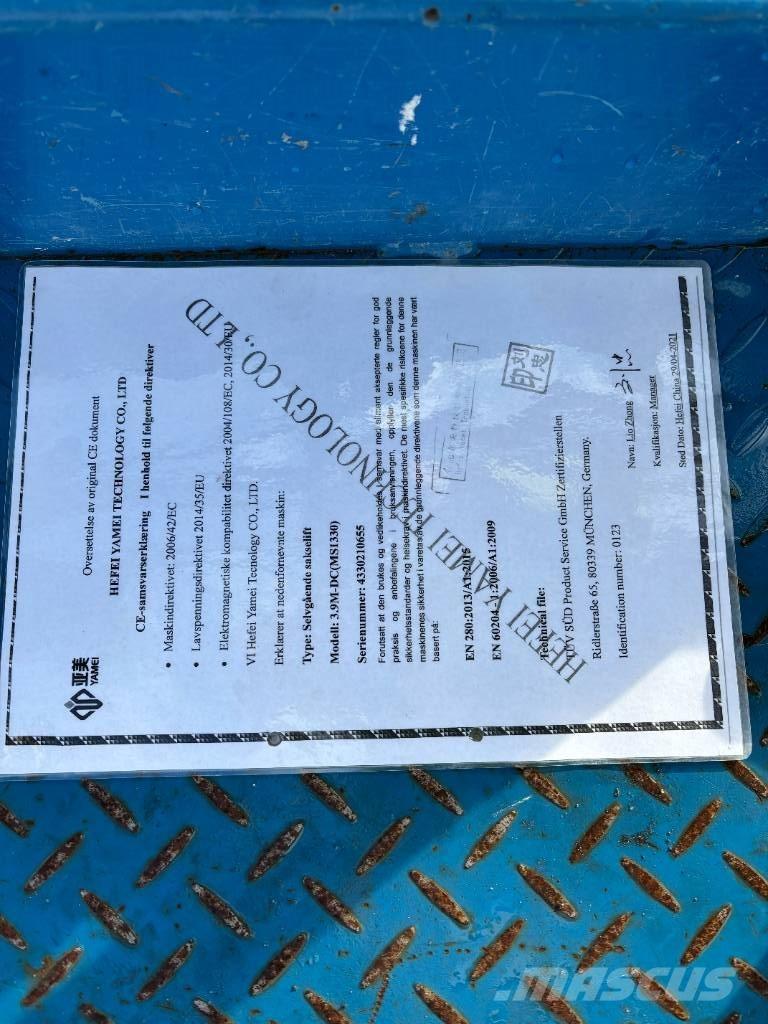 Yamei MS1330 Elevadores de tesoura