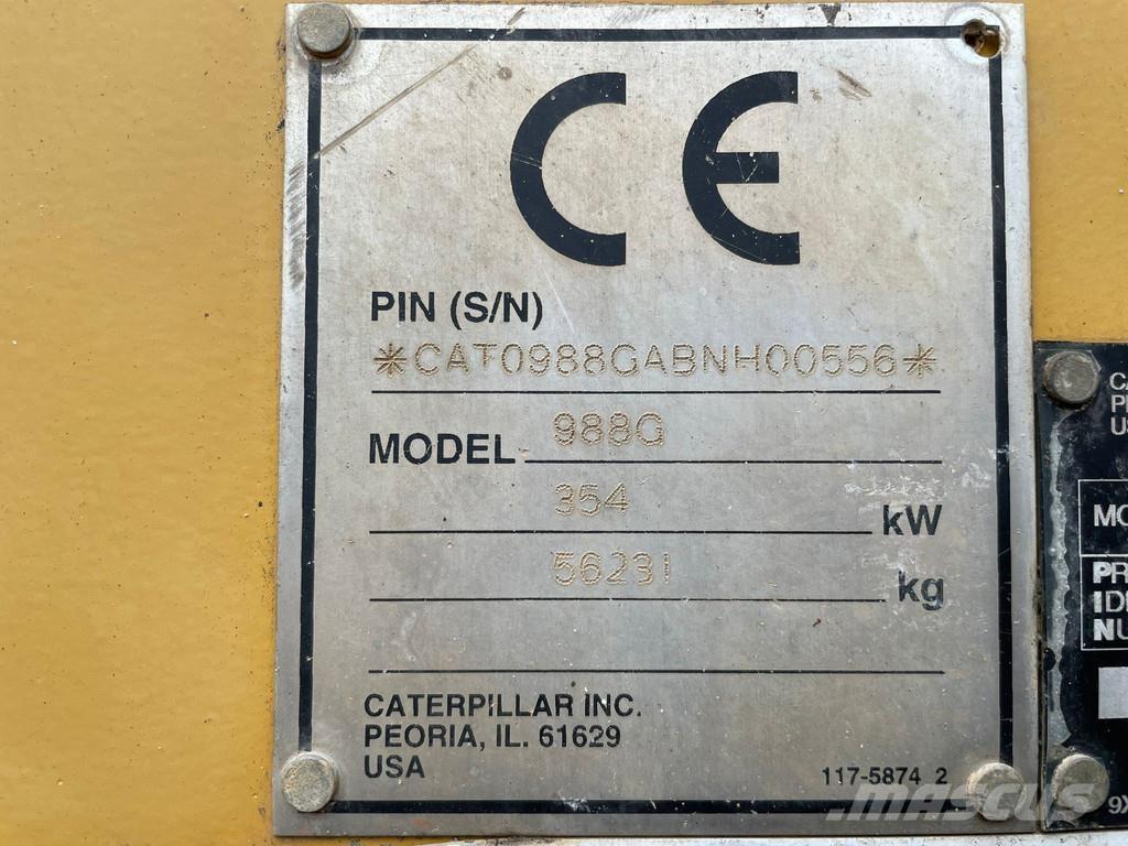 CAT 988G Pás carregadoras de rodas