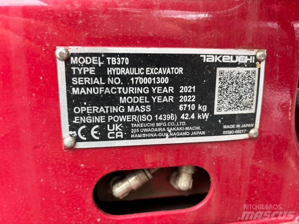 Takeuchi TB 370 Mini Escavadoras <7t
