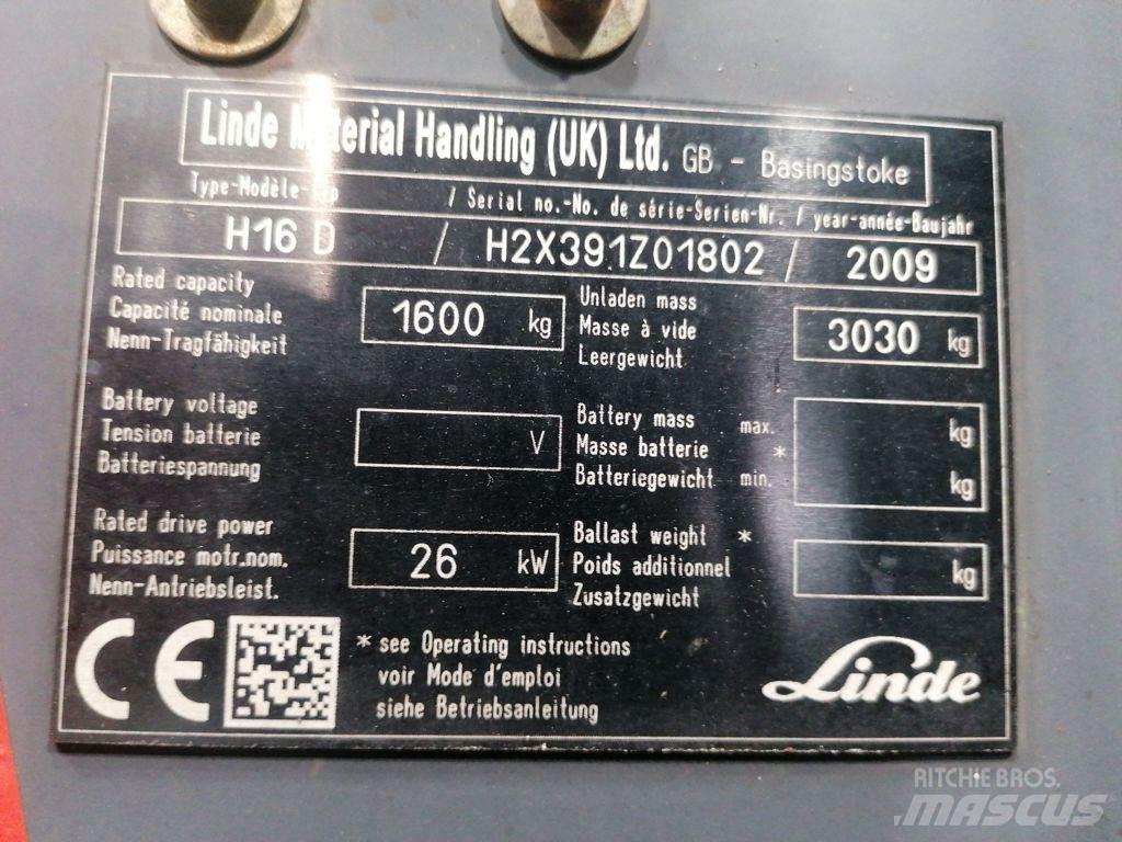 Linde H16D Empilhadores Diesel