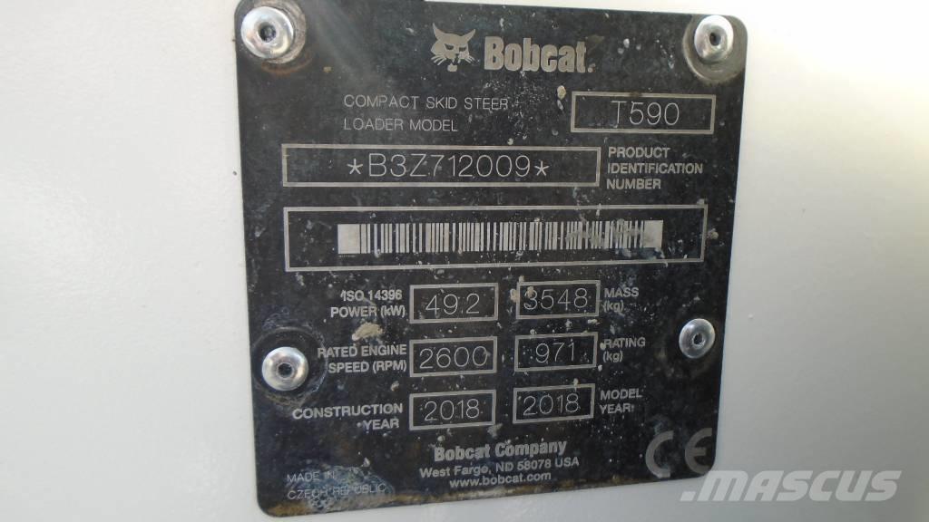 Bobcat T 590 Carregadoras de direcção deslizante