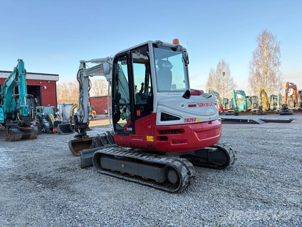 Takeuchi TB260 Mini Escavadoras <7t