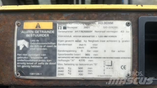 Hyster 3.00 XM Empilhadores Diesel