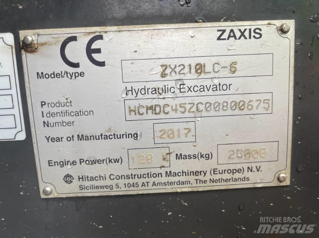 Hitachi ZX 210 LC-6 Escavadoras de rastos