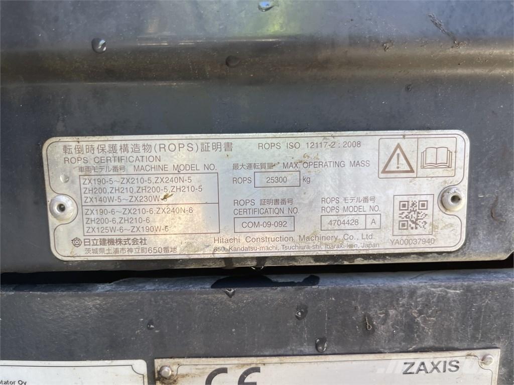 Hitachi ZX 210 LC-6 Escavadoras de rastos