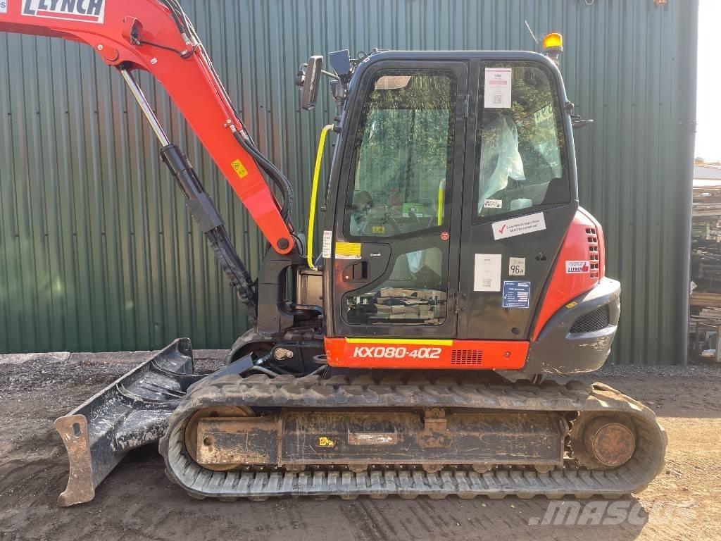 Kubota KX 080-4a2 Escavadoras Midi 7t - 12t