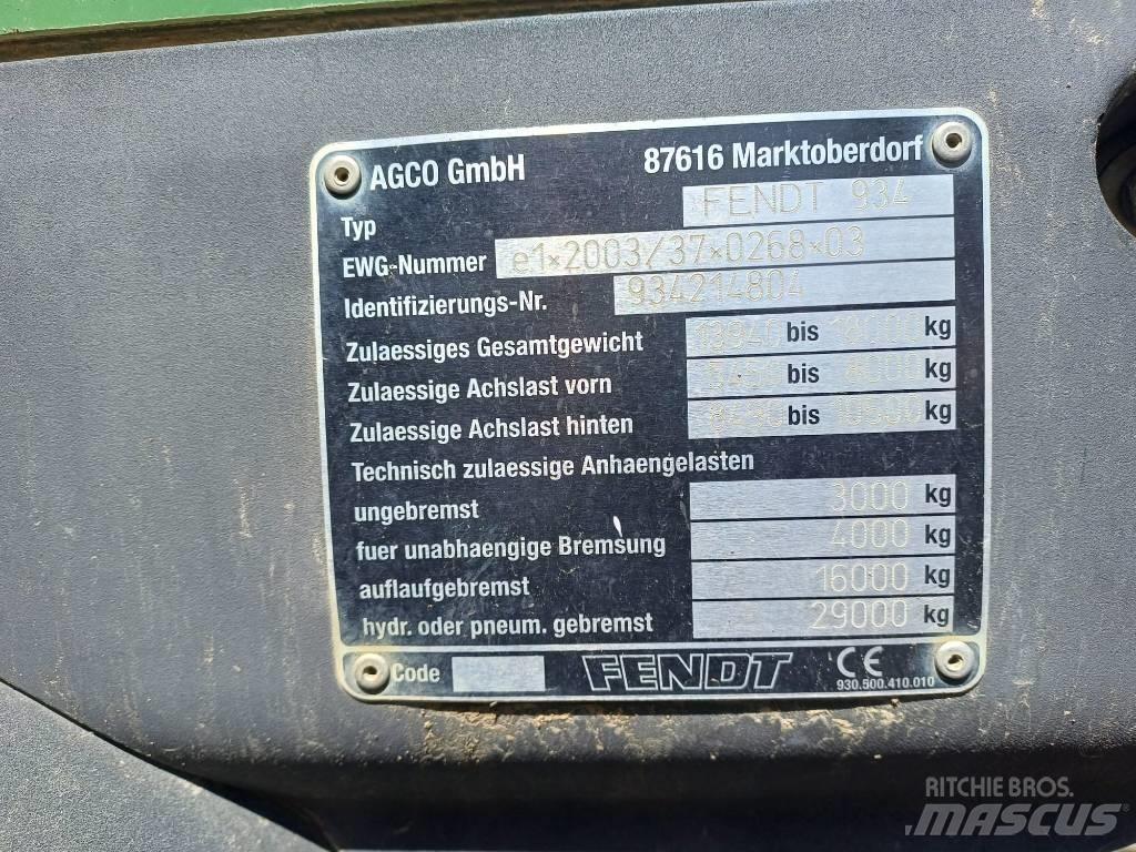 Fendt 936 Vario Tratores Agrícolas usados