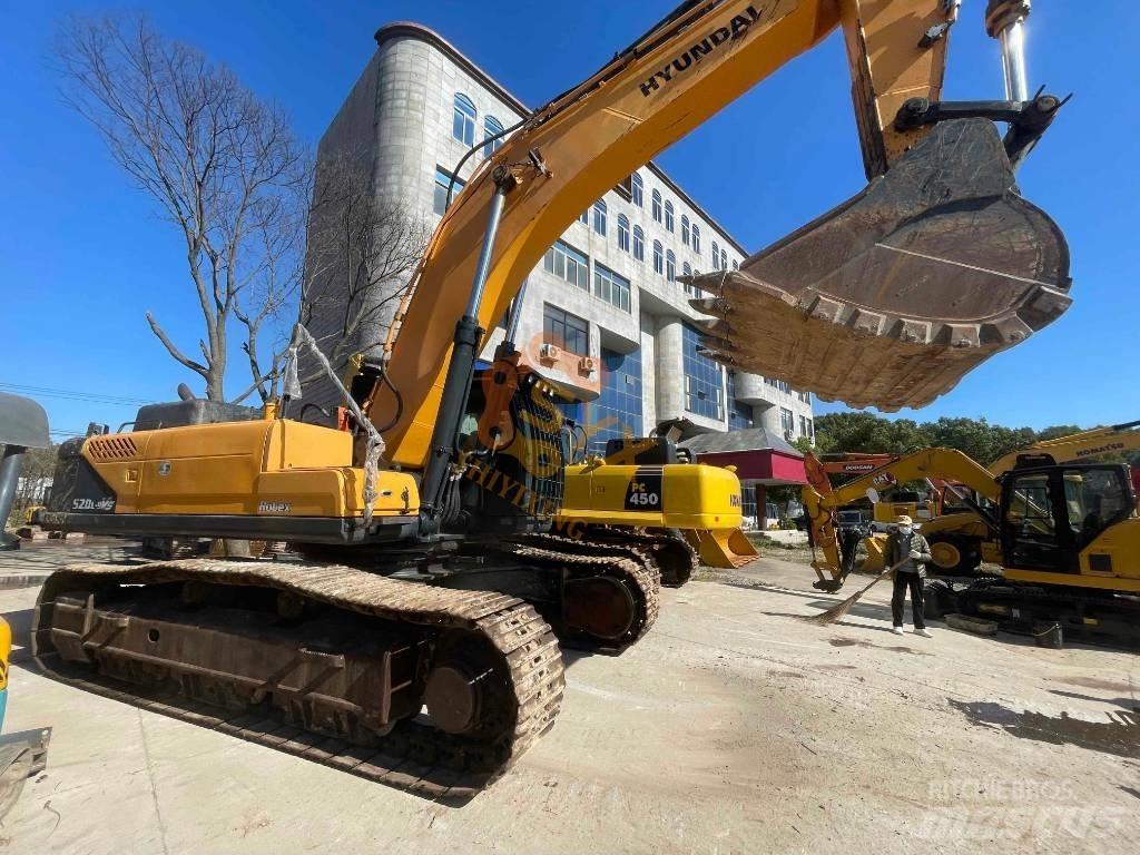 Hyundai Robex 520 VS Escavadoras de rastos