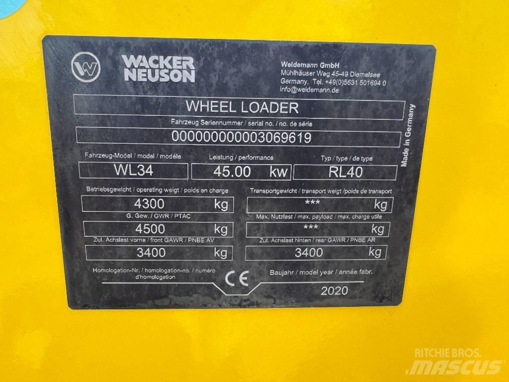 Wacker Neuson WL34 Pás carregadoras de rodas