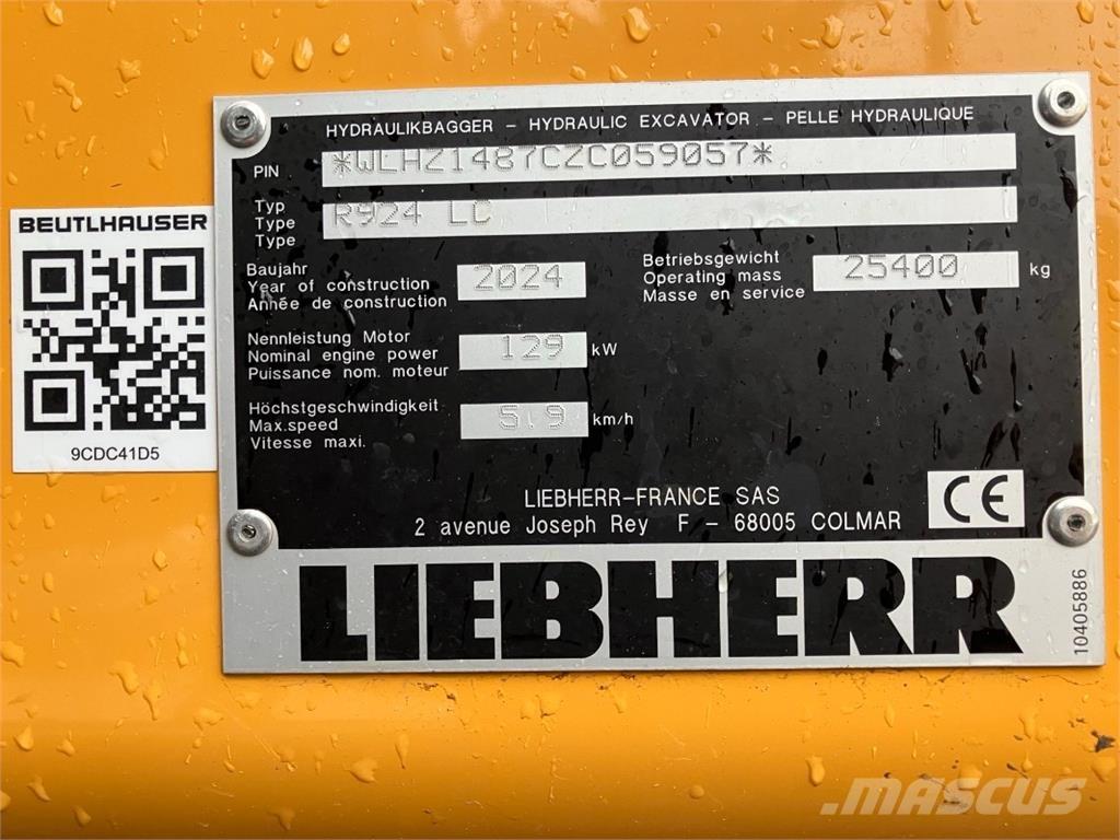 Liebherr R924 Escavadoras de rastos