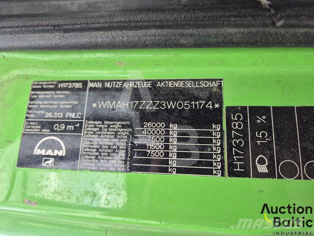 MAN TGA26.310 Camiões de lixo