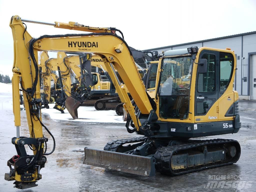 Hyundai R 55-9A Mini Escavadoras <7t