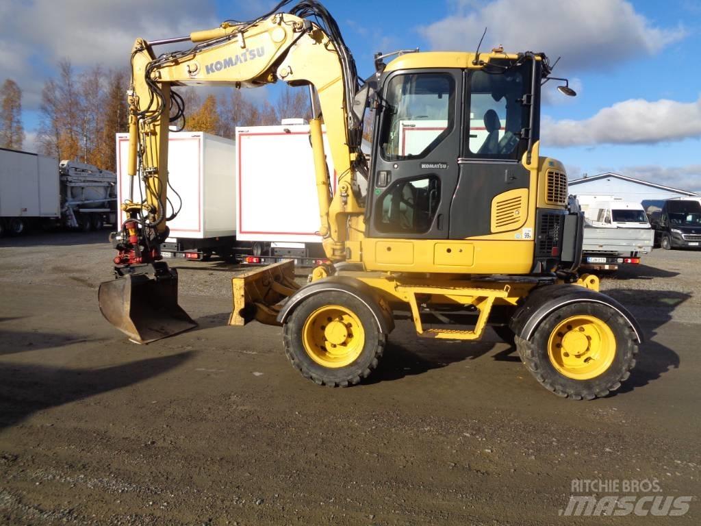 Komatsu PW 98 MR-6 Escavadoras de rodas