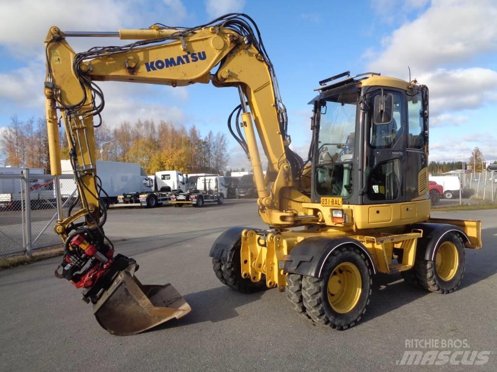 Komatsu PW 98 MR-6 Escavadoras de rodas