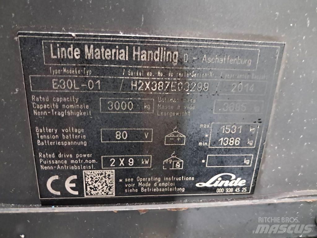 Linde E30L-01 Empilhadores eléctricos