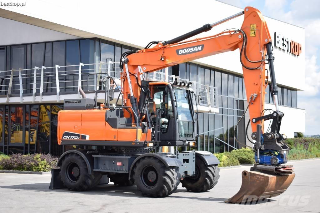Doosan DX 170 W-5 Escavadoras de rodas