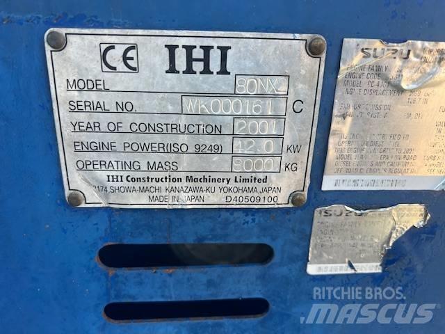 IHI 80 NX Mini Escavadoras <7t