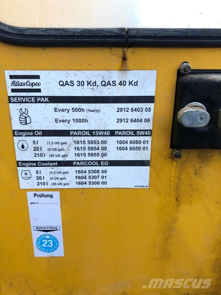 Atlas Copco QAS 30 Geradores Diesel