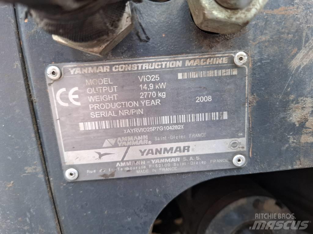 Yanmar ViO25 Mini Escavadoras <7t