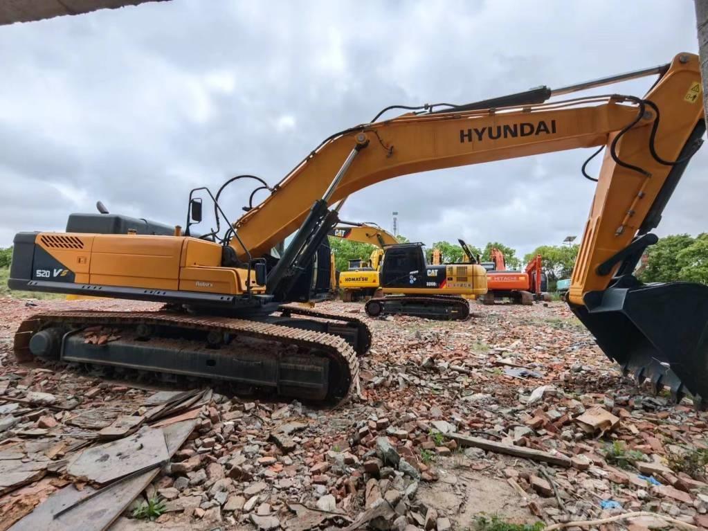 Hyundai Robex 520 VS Escavadoras de rastos